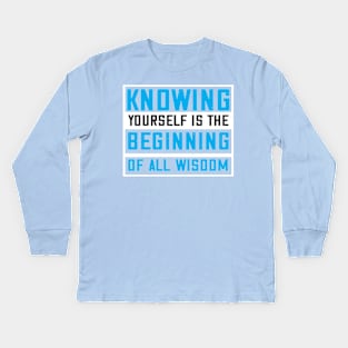 beginning of all Kids Long Sleeve T-Shirt